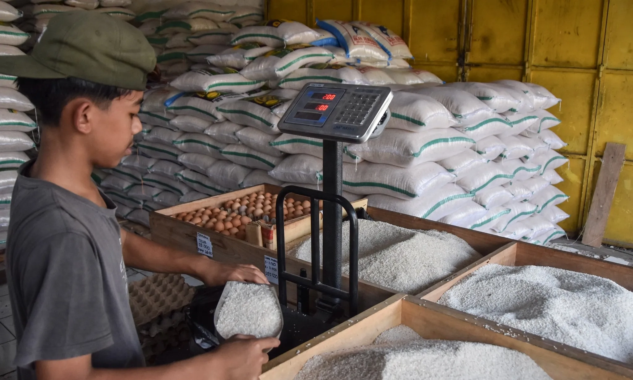 <p id="isPasted">Harga Pangan Senin Fluktuatif, Beras Medium Jadi Rp15.550 Per Kg</p>