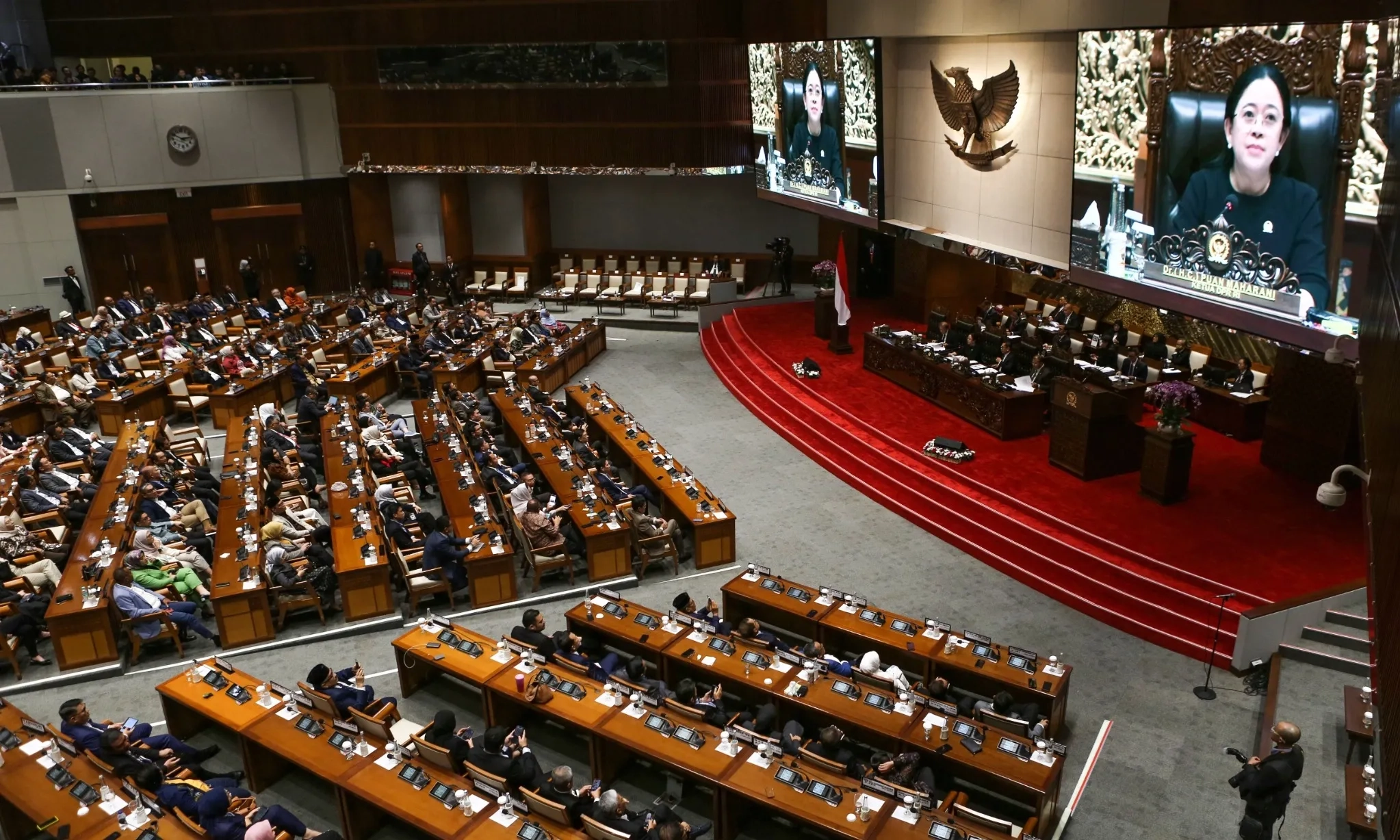 <p>DPR Gelar Paripurna Pengesahan RUU DKJ</p>