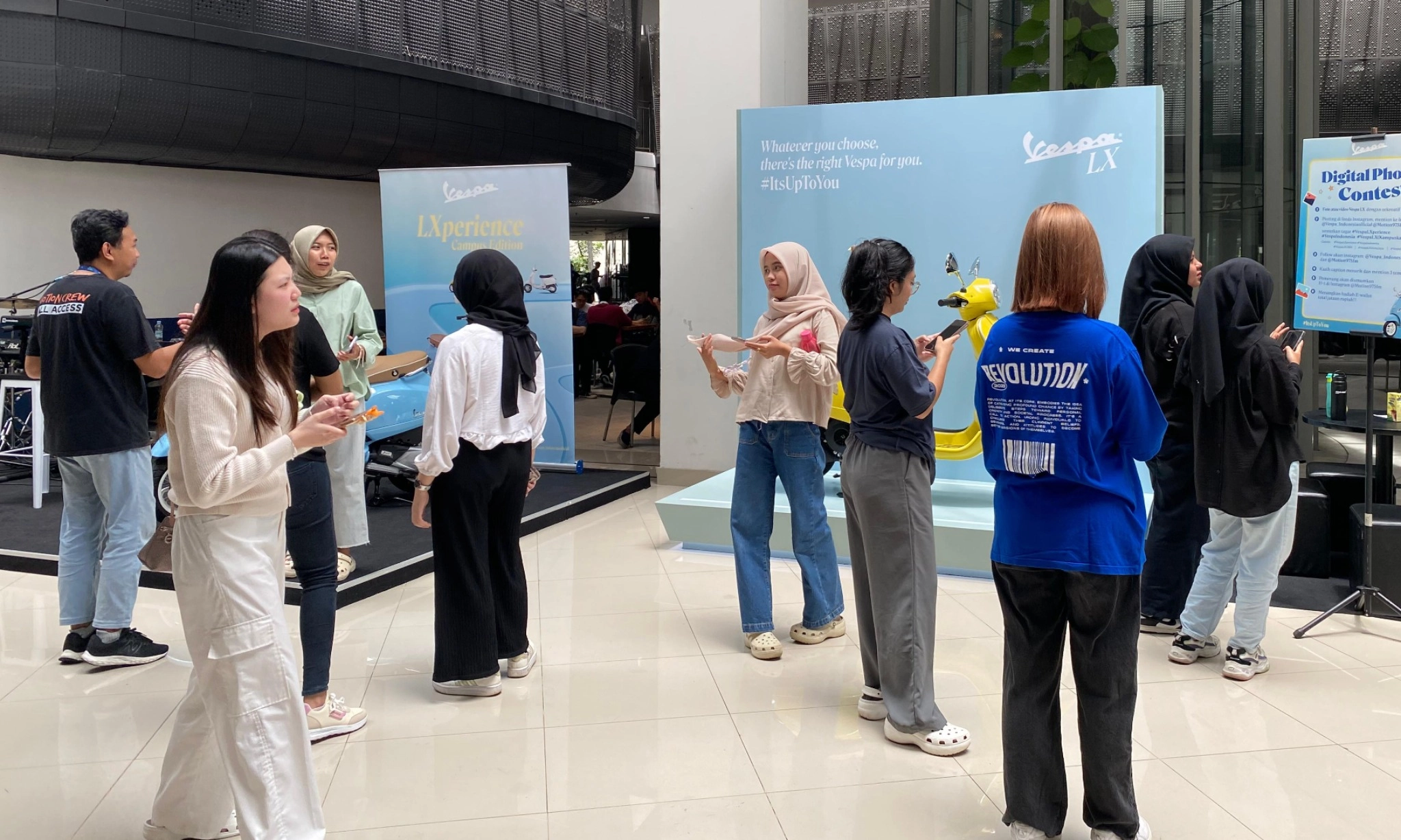 <p>Dorong Kreativitas Mahasiswa, Vespa Gelar LXperience Di Sejumlah Kampus</p>