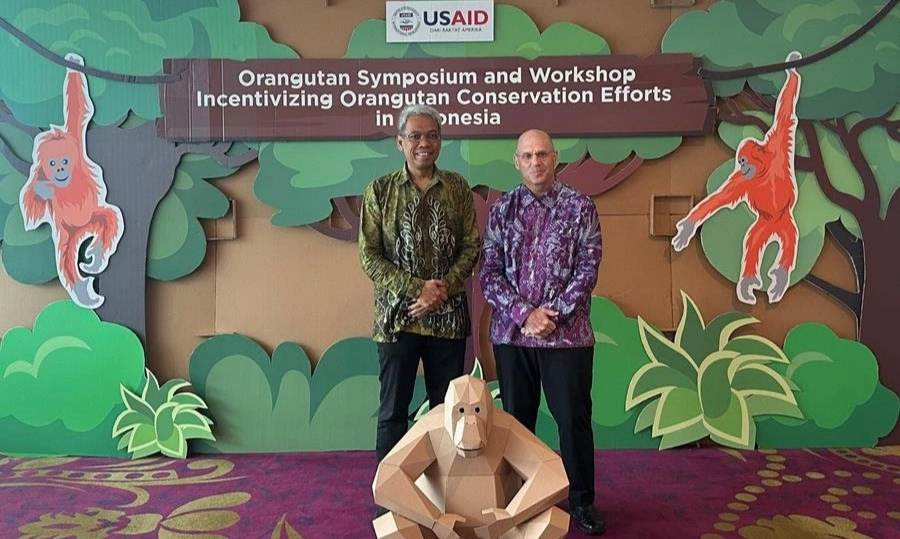 <p>Komitmen AS-Indonesia Konservasi Orangutan</p>