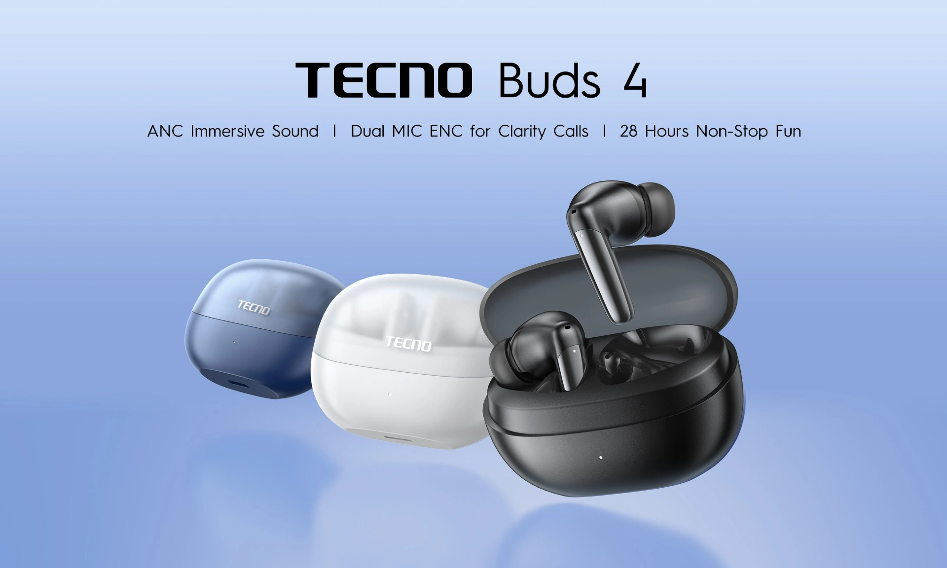 <p>True 1 Air Dan Buds 4 Jadi Dua TWS Baru Dari TECNO</p>