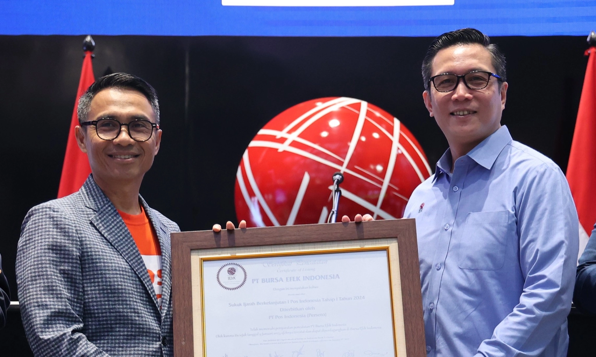 <p dir="ltr" id="isPasted"><span data-originalcomputedfontsize="16" data-originalfontsize="12pt">Pos Indonesia Catatkan Sukuk Ijarah Rp1 Triliun</span></p>