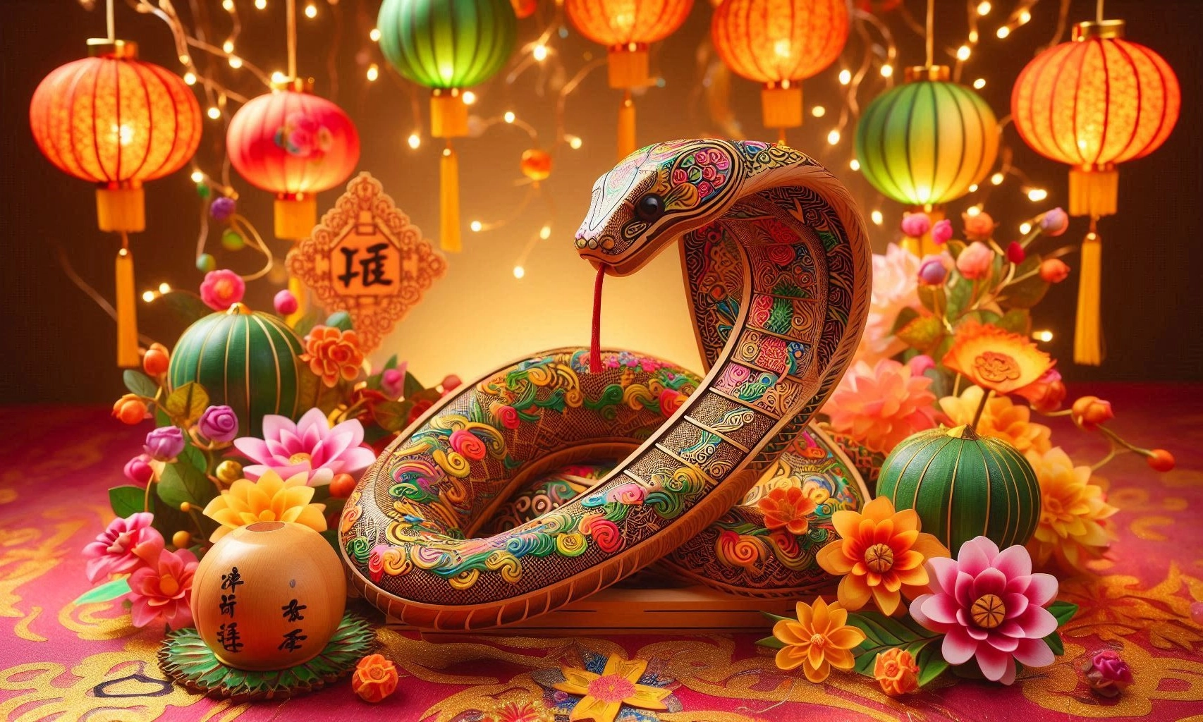 <p>Mengenal Simbolisme Ular Kayu Pada Perayaan Imlek 2025</p>