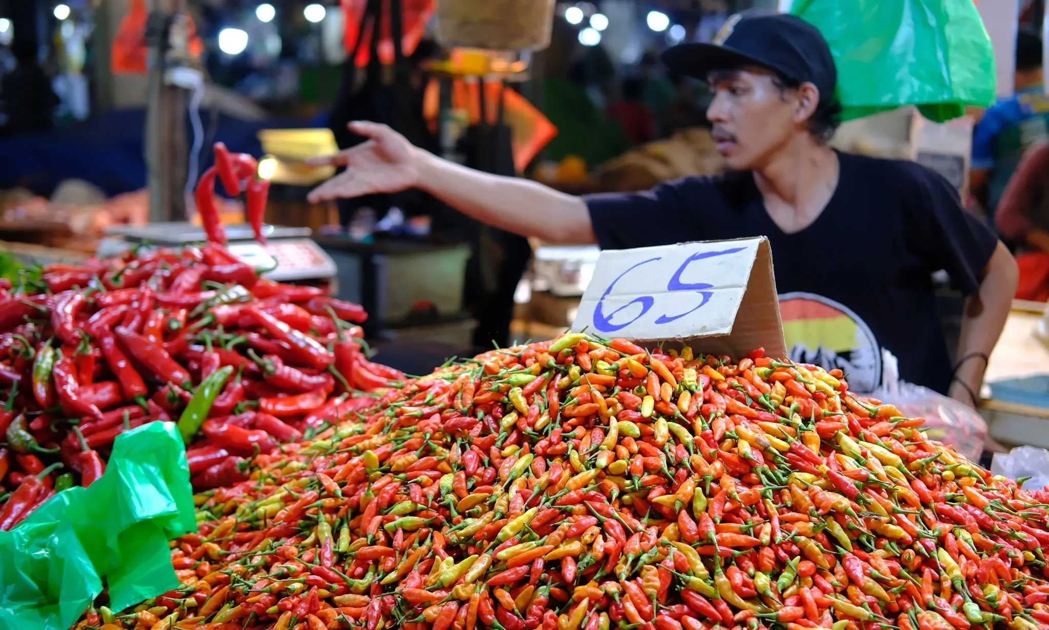 <p id="isPasted">BPS: Inflasi Cabai Rawit-Merah Januari Akibat Curah Hujan Tinggi</p>