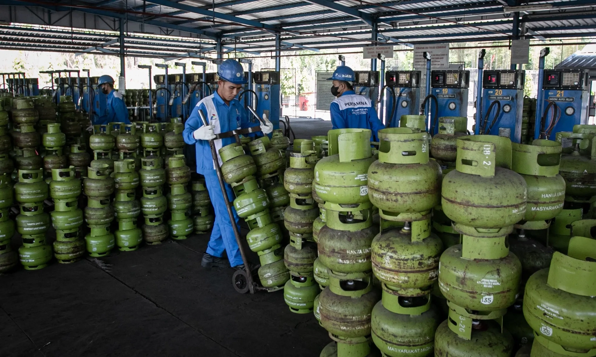 <p id="isPasted">BPS: Gas Melon Sumbang Inflasi Bahan Bakar Rumah Tangga</p>