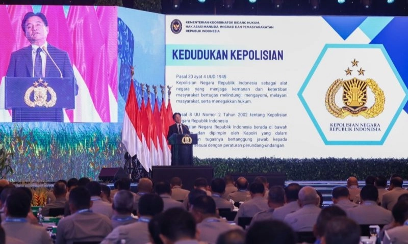 <p>Menko Yusril Harap Polri Terapkan Keadilan Restoratif</p>