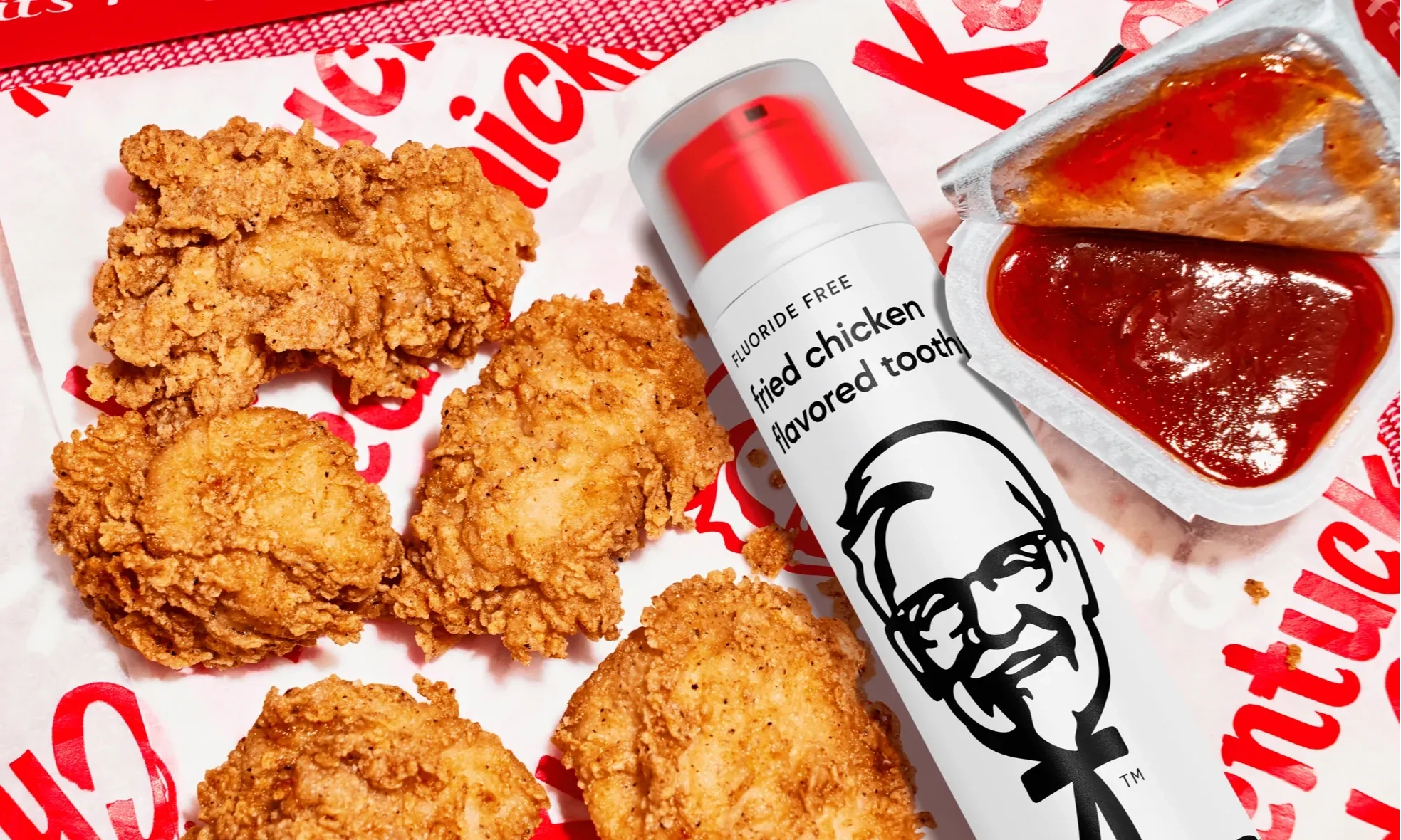 <p>KFC Buat Pasta Gigi Rasa Ayam Goreng 11 Bumbu Dan Rempah Rahasia</p>