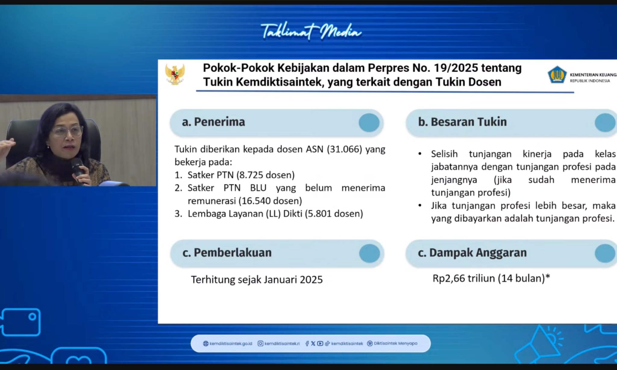 <p dir="ltr" id="isPasted">Hore! Pemerintah Bakal Bayar Tukin Rp2,66 T Untuk 31.066 Dosen ASN</p>