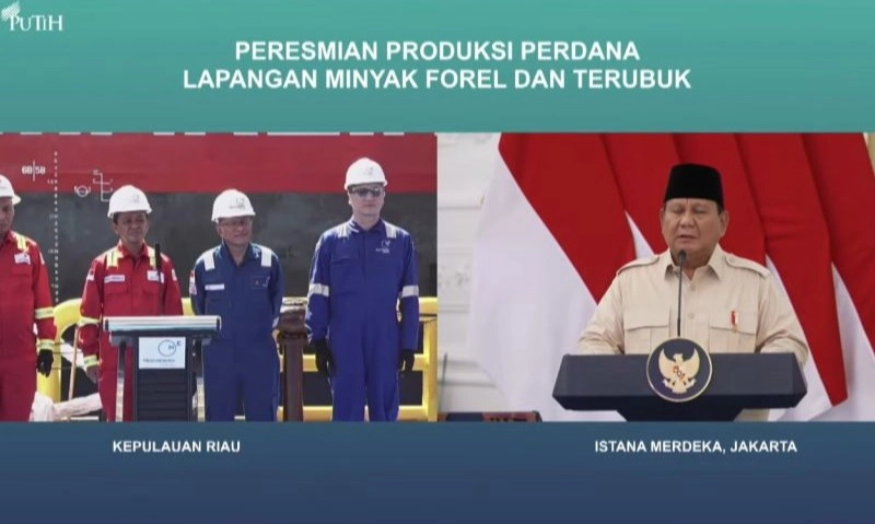 <p id="isPasted">Prabowo Resmikan Produksi Perdana Lapangan Migas Di Natuna Selatan</p>