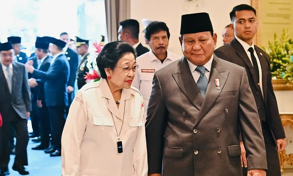 <p>PDIP Nilai Keakraban Prabowo-Megawati Wujud Kenegarawan&nbsp;</p>
