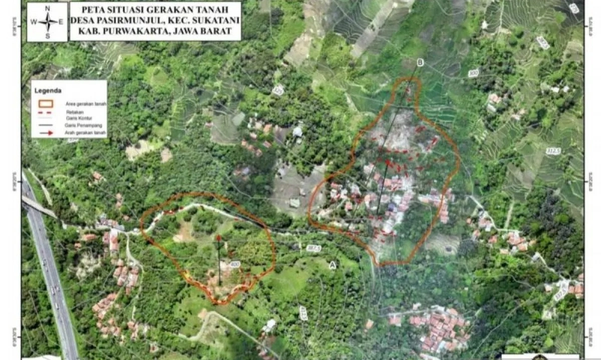 <p>Ini Pemicu Tanah Bergerak di Purwakarta</p>