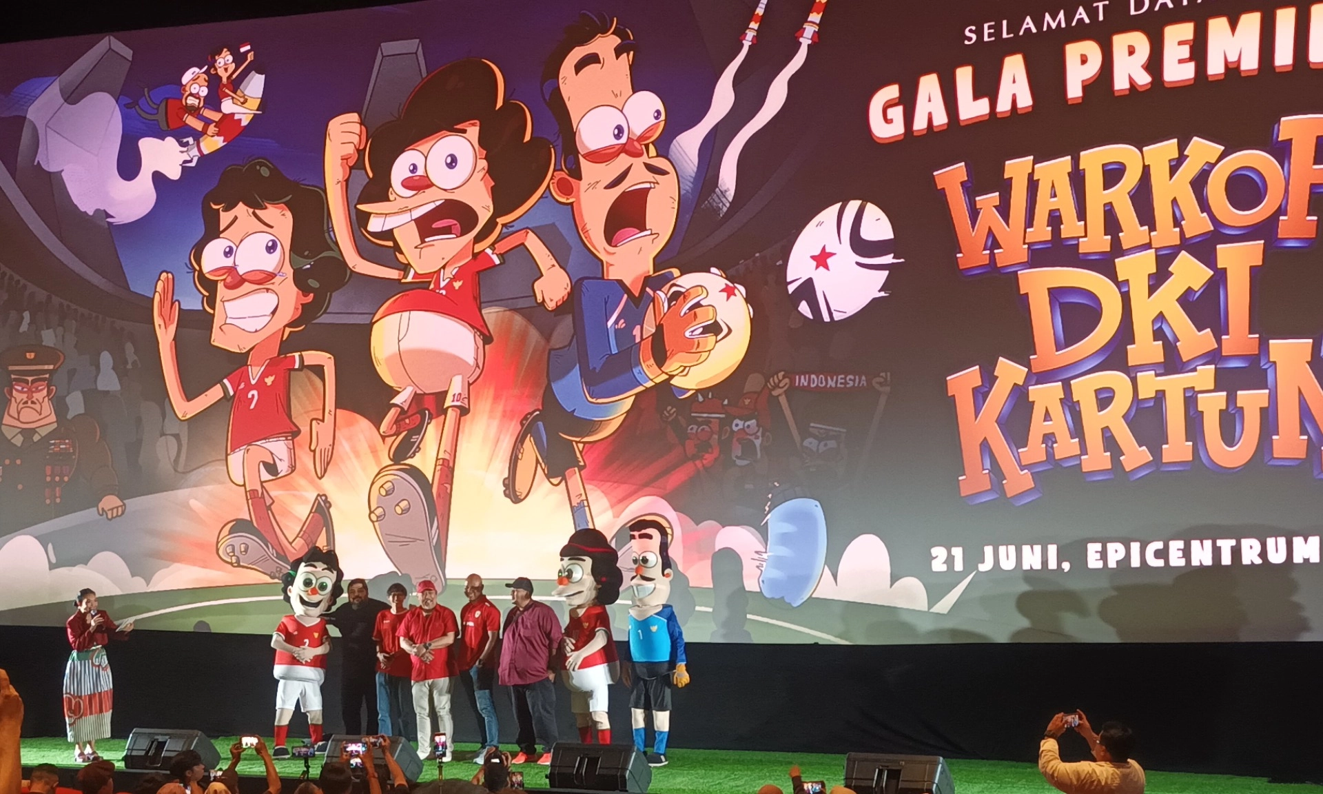 <p><em>Warkop DKI Kartun&nbsp;</em>Dibuat Oleh 400 Animator Lokal</p>