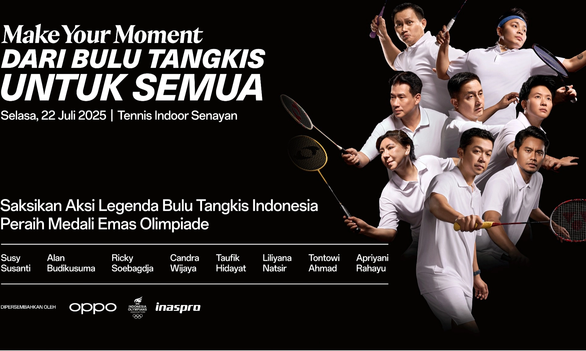 <p dir="ltr" id="isPasted">8 Legenda Bulu Tangkis Akan Bertanding Untuk Dukung Regenerasi</p>