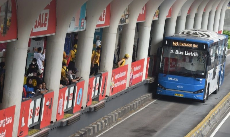 <p>HUT Bhayangkara, Transportasi Jakarta Rp1</p>