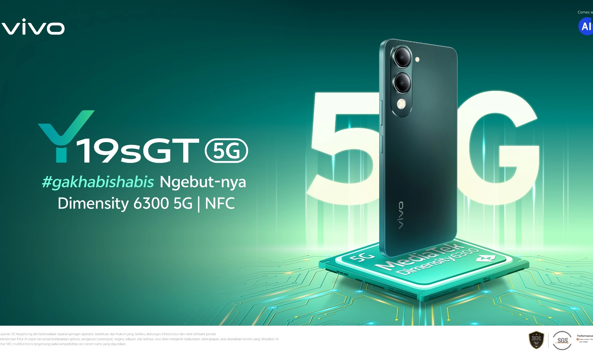 <p>Vivo Y19sGT 5G, Pilihan Baru <em>Smartphone</em> 5G Kelas <em>Entry Level</em></p>