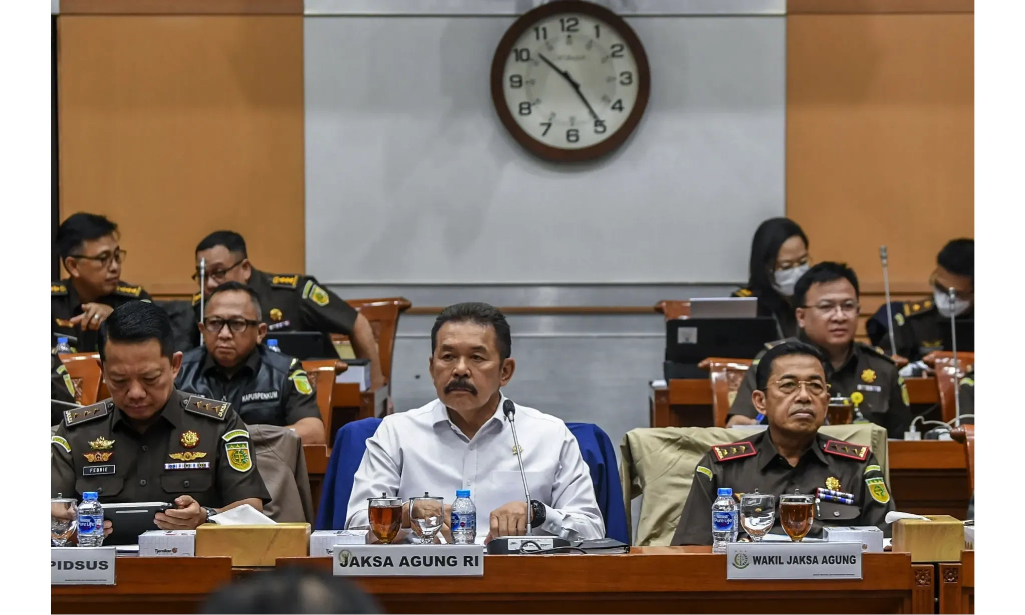 <p>Jaksa Agung Ingatkan Penegakan Hukum Tidak Tebang Pilih</p>