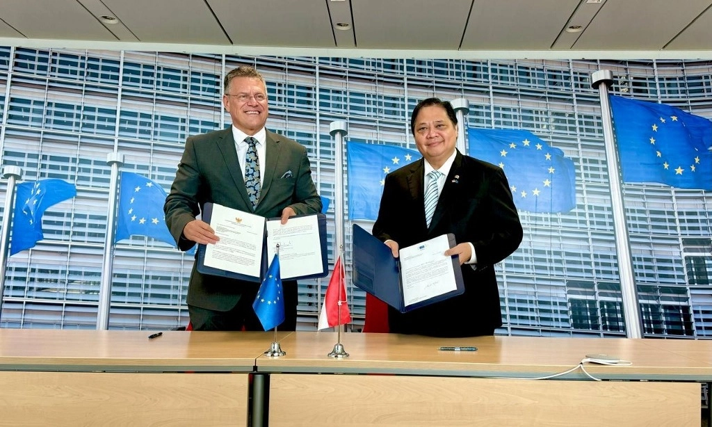 <p id="isPasted">Perundingan IEU-CEPA Masuk Babak Baru, Menko Airlangga: Sampai Di Putaran Akhir</p>