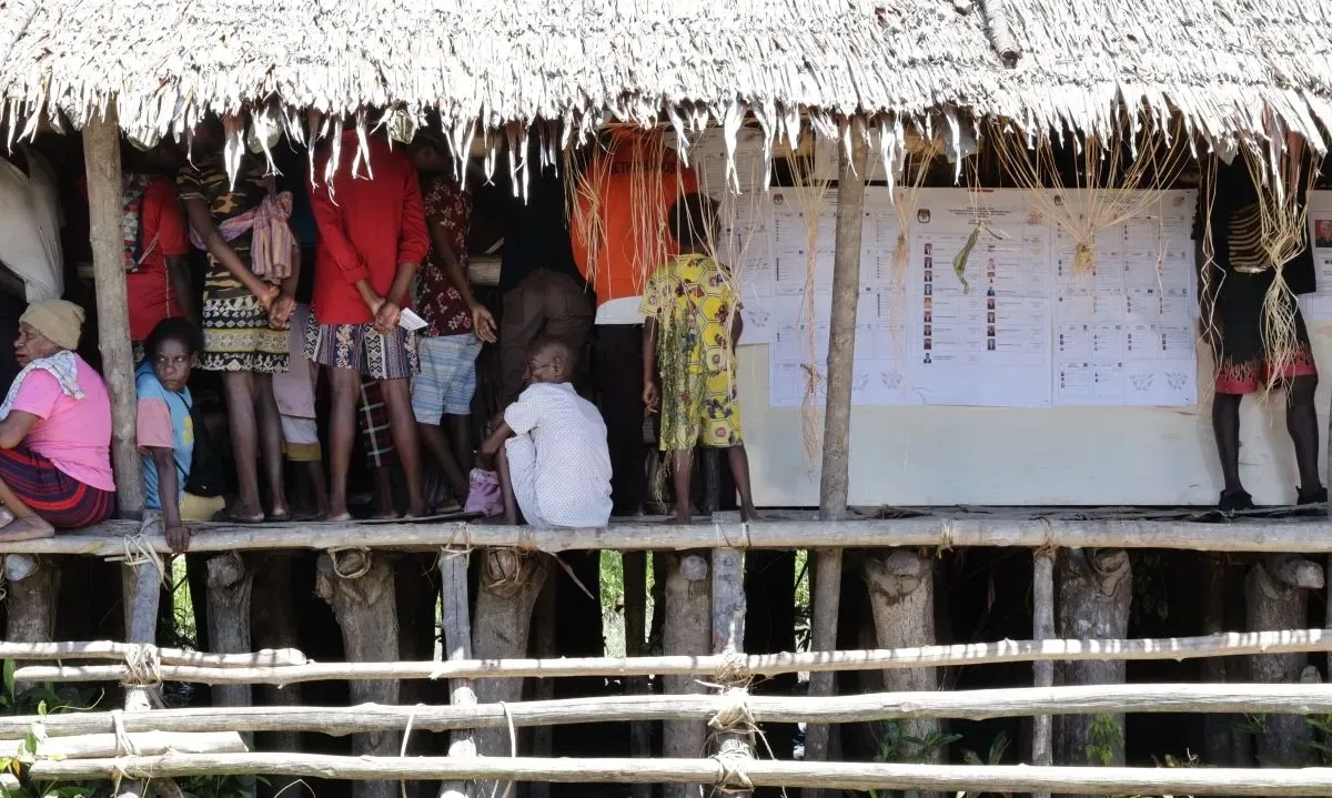 <p>Pemungutan Suara Mirip Sistem Noken Ditemukan Di Papua Selatan</p>