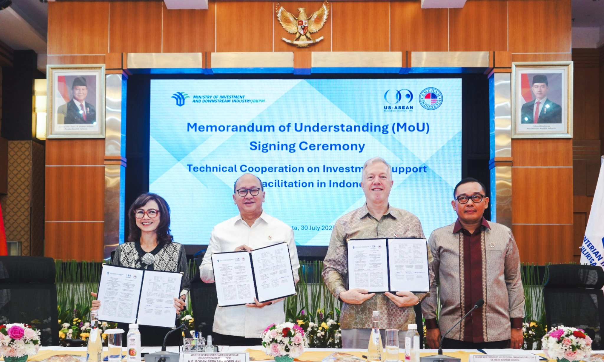 <p>RI-AS Teken MoU Perkuat Kerja Sama Strategis Investasi&nbsp;</p>