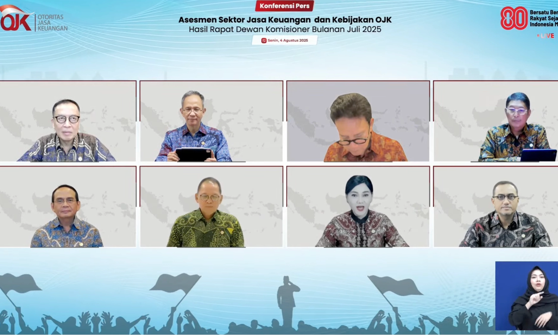 <p>OJK: Sektor Jasa Keuangan Stabil Topang Pertumbuhan Ekonomi</p>