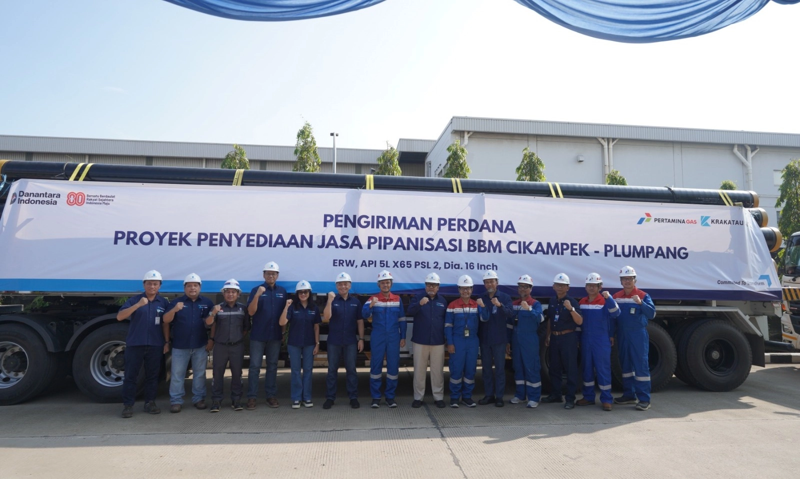 <p>Pertagas Gandeng Krakatau Steel Penuhi Kebutuhan Pipa BBM Cikampek-Plumpang</p>