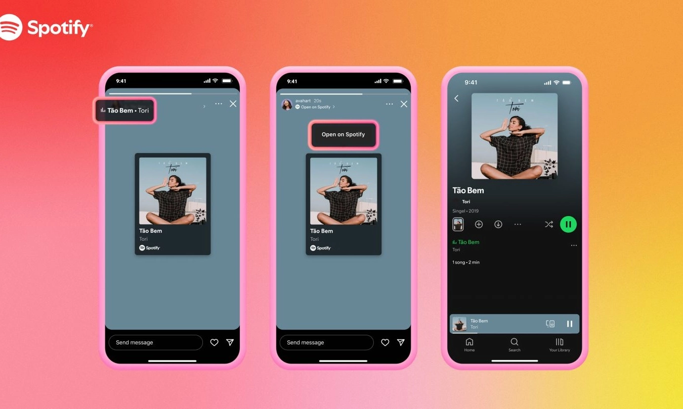 <p>Pengguna Spotify Kini Bisa Berbagi Lagu Langsung Ke Instagram</p>