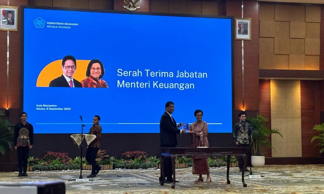 <p id="isPasted">Pamit dari Kemenkeu, Ini Pesan Sri Mulyani Untuk Menteri Keuangan Baru</p>