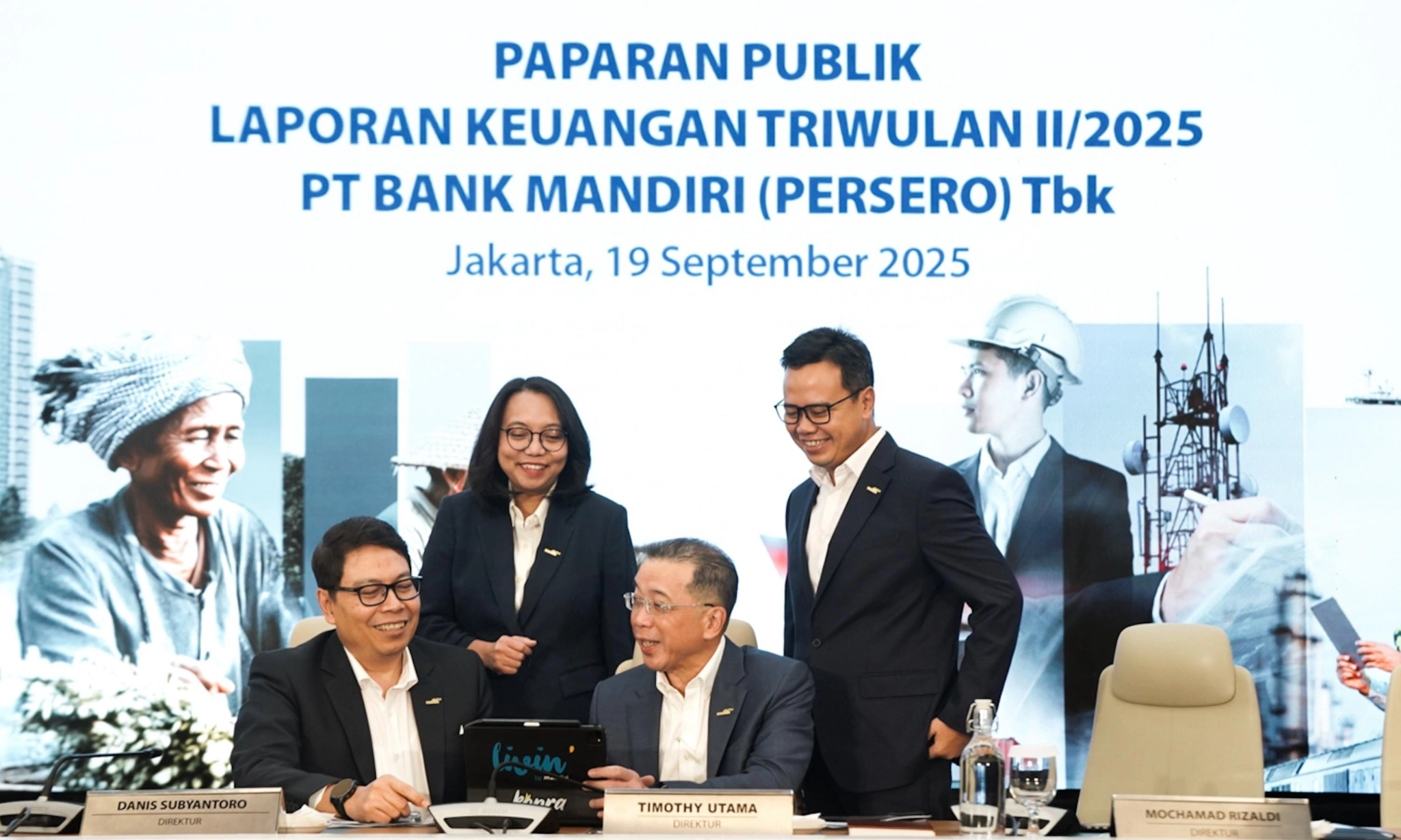<p id="isPasted">Turun 7,72%, Laba Bersih Bank Mandiri Jadi Rp24,5 T Di Semester I/2025</p>