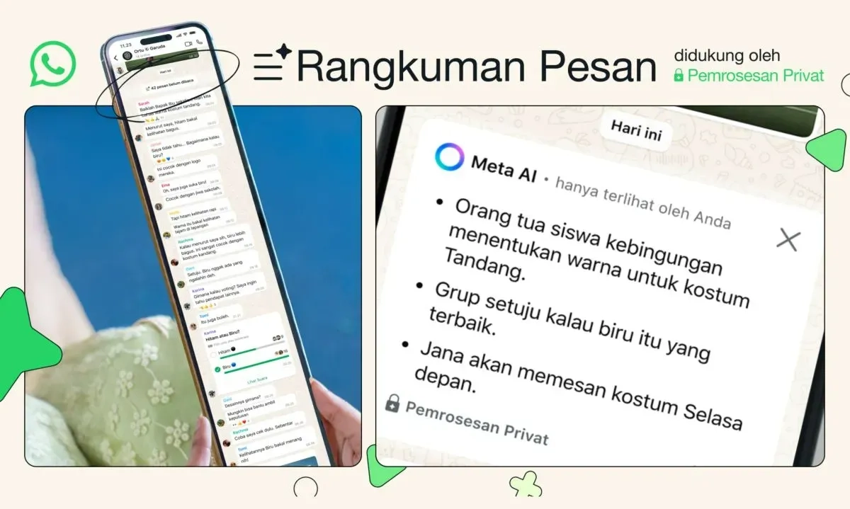 <p>Message Summaries, Fitur Ringkasan <em>Chat</em> WhatsApp Yang Belum Terbaca</p>