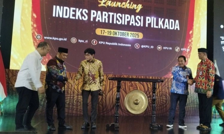 <p>Indeks Partisipasi Pilkada 2024, Jawa Timur Tertinggi</p>