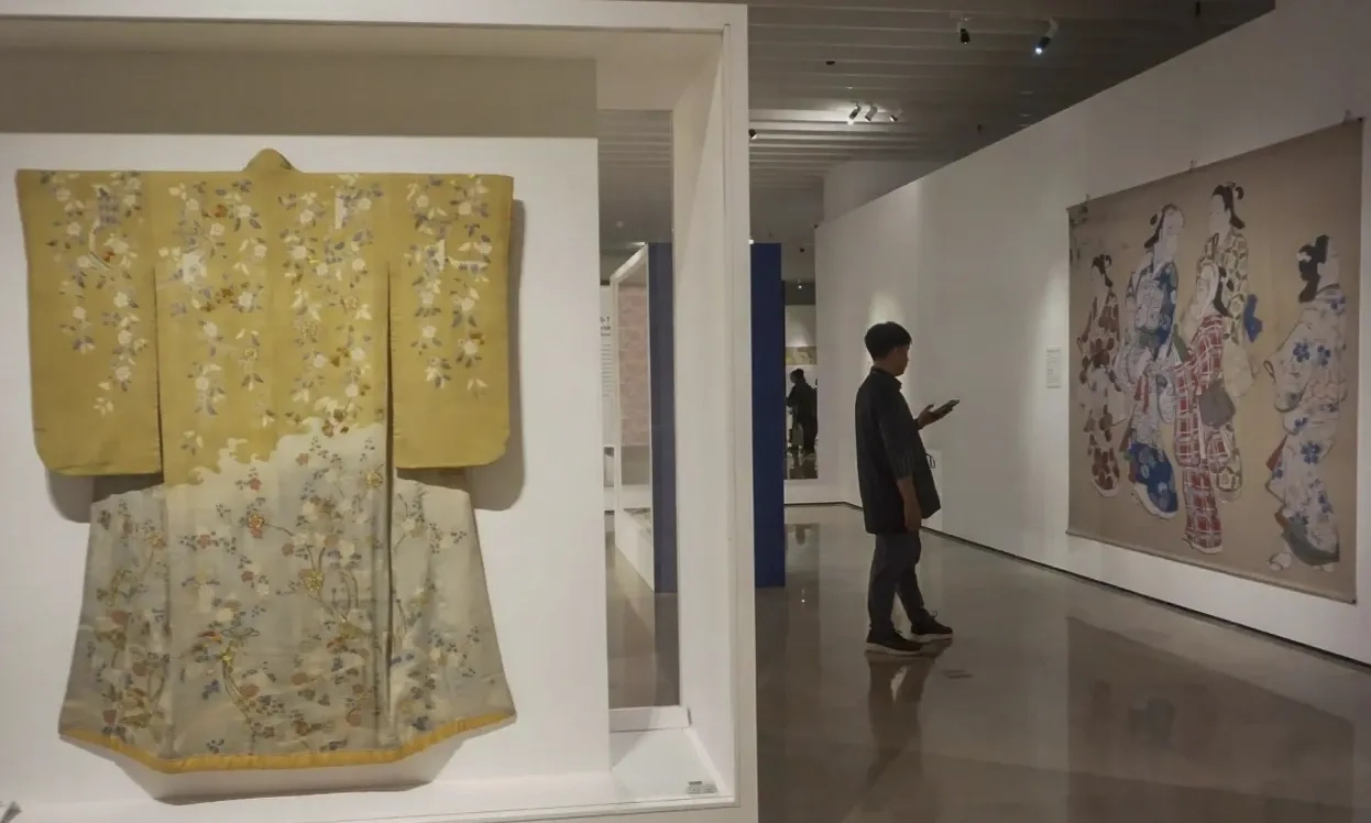 <p>Koleksi Wastra Jepang Dipamerkan Di Museum Nasional</p>