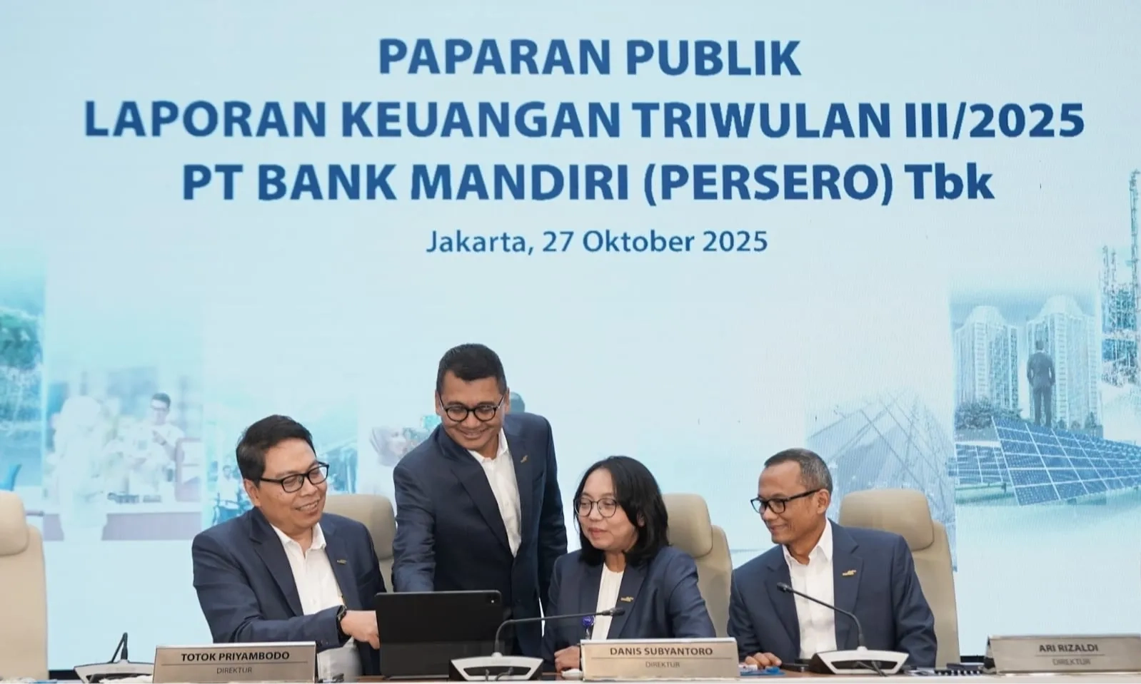 <p id="isPasted">Merosot 10,25%, Bank Mandiri Bukukan Laba Rp37,7 T Pada Kuartal III</p>