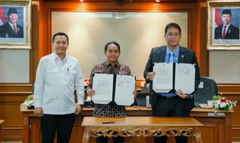 <p>Kemenhut-Kemenkeu Teken MoU, Ulik Potensi Ratusan Triliun Hutan RI</p>