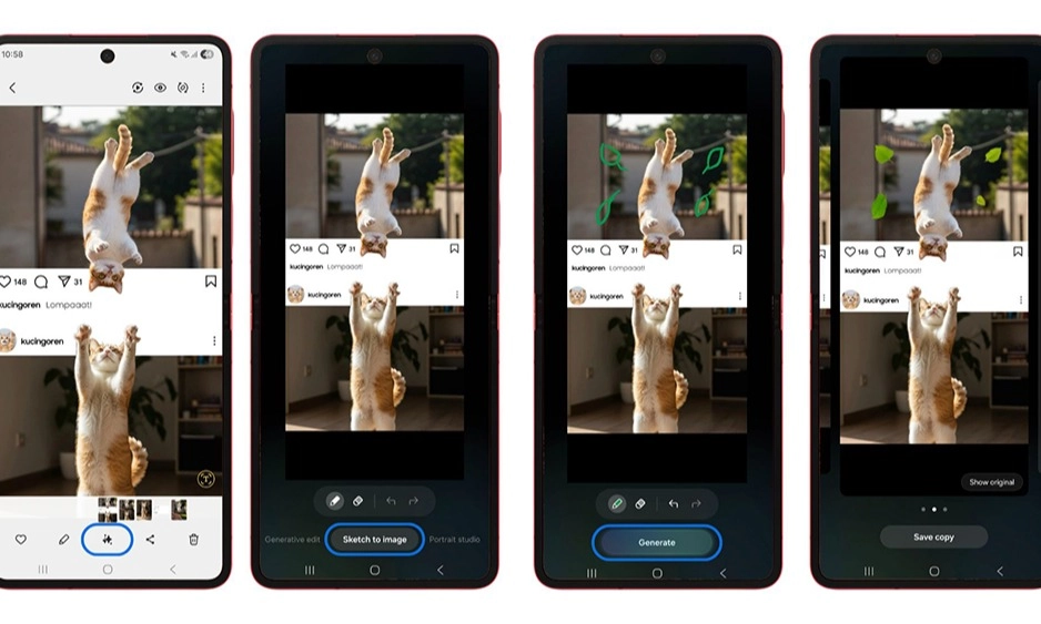 <p id="isPasted">Buat Gambar 3D Di Instagram Feed Pakai Generative Edit Galaxy Z Fold7</p>