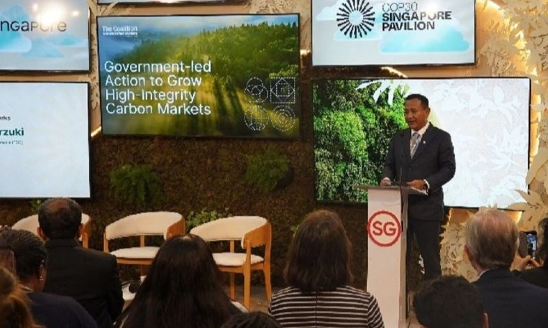 <p id="isPasted">RI Perkuat Integritas Dan NEK Pasar Karbon Lewat Kerja Sama</p>