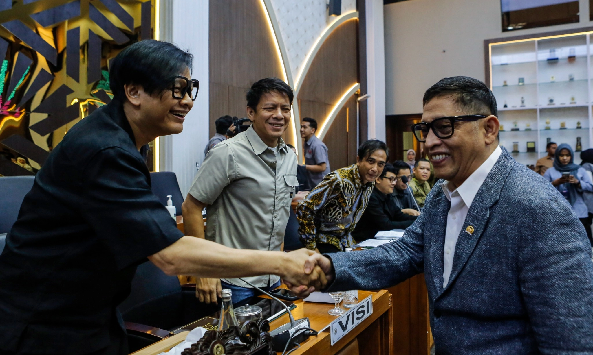 <p>DPR Optimistis UU Hak Cipta Disahkan Tahun Ini</p>