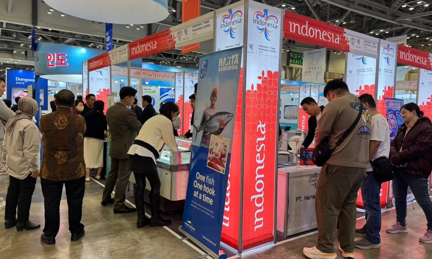 <p id="isPasted">Produk Boga Bahari Indonesia Catat Potensi Transaksi Rp44,7 Miliar Di Busan</p>