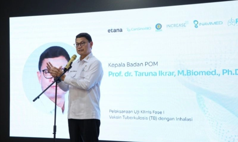 <p>BPOM Beri Persetujuan Uji Klinis Vaksin TB Inhalasi</p>