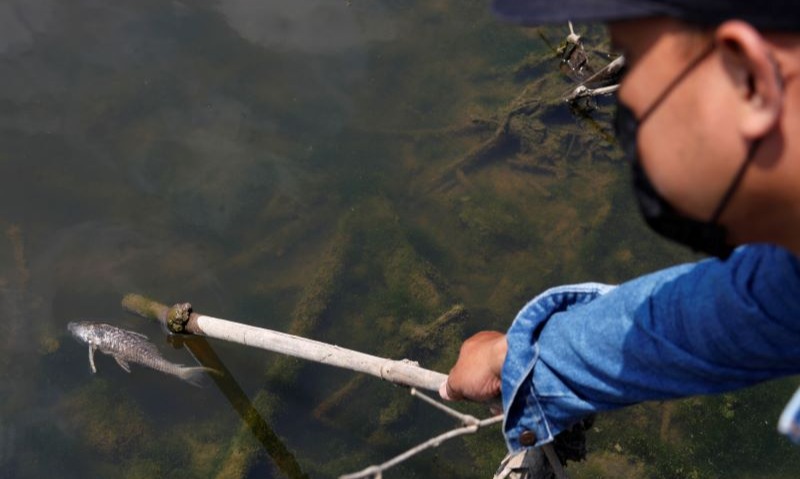 Polisi Usut Pencemar Sungai Bengawan Solo