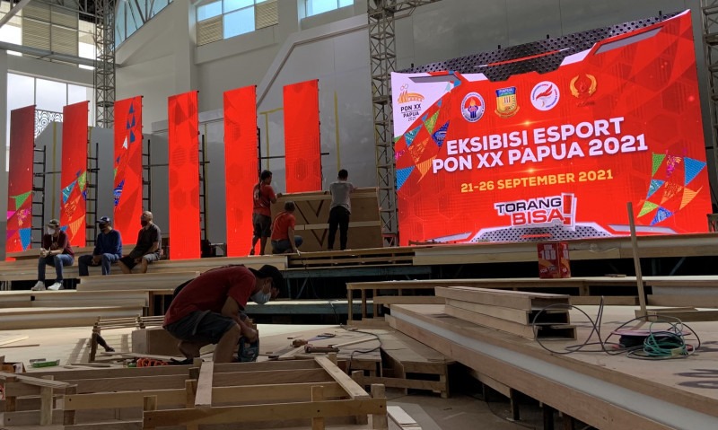 Kelancaran Jaringan Untuk Eksibisi E-sport PON Papua Terjamin