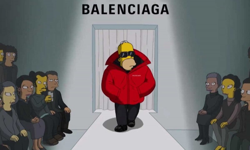 The Simpsons Jadi Model Balenciaga