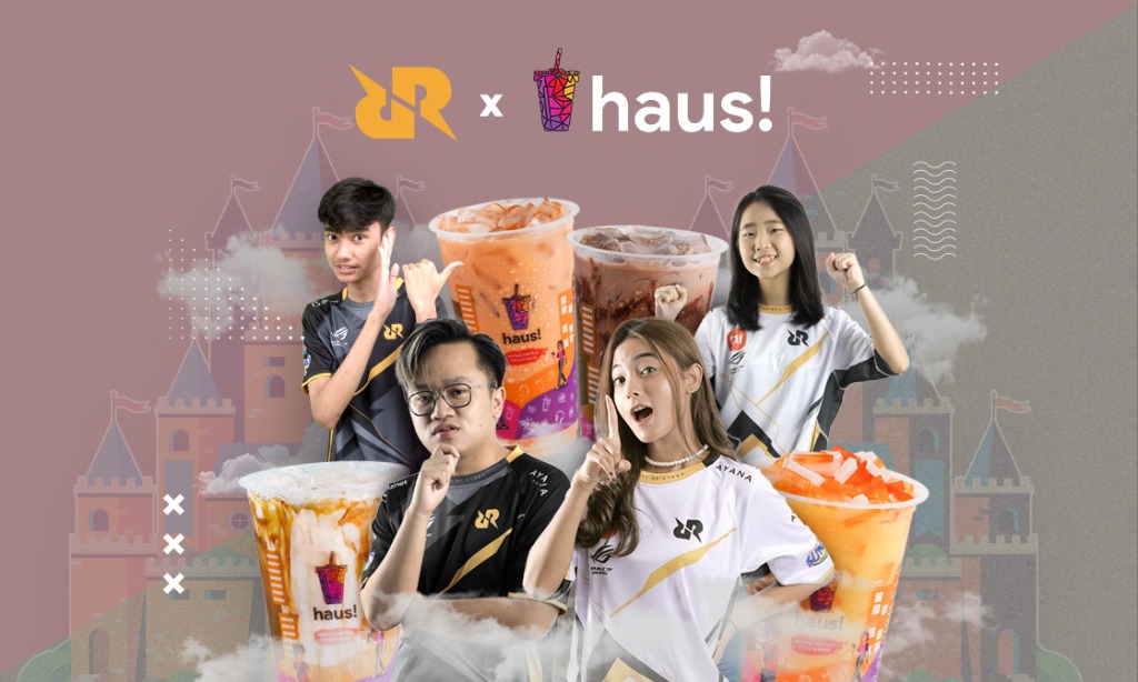 Team RRQ x HAUS! Indonesia Jangkau Gamers dengan Aneka Minuman Favorit