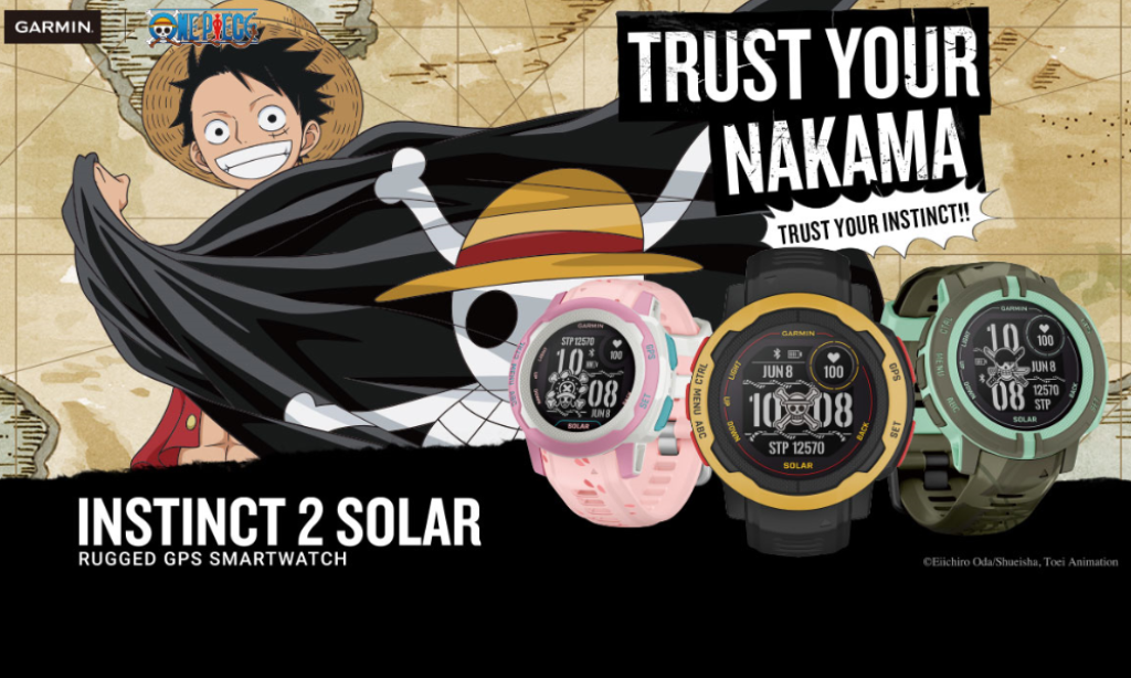 Garmin Instinct 2 Solar Luncurkan ONE PIECE Edisi Terbatas Asia