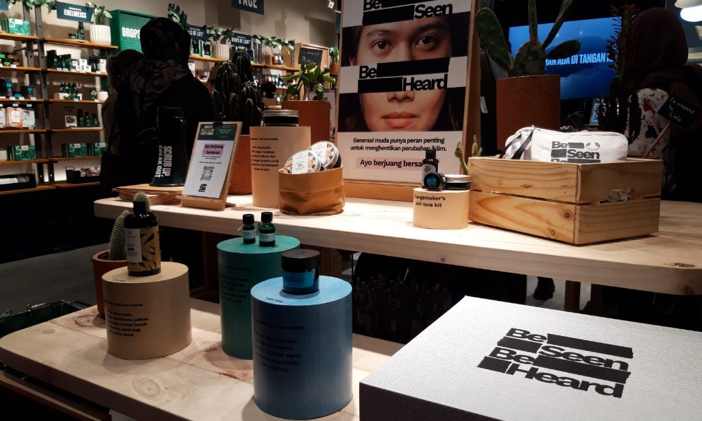 The Body Shop Luncurkan Konsep Gerai Dari Barang Bekas