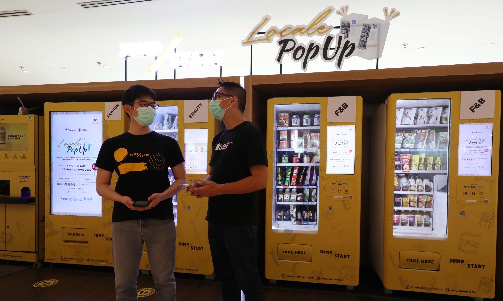Blibli x Jumpstart Luncurkan <i>Vending Machine</i> UMKM Indonesia