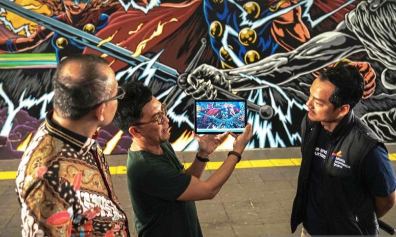 Sensasi Jembatan Bifrost "Thor" Di Mural Terowongan Kendal