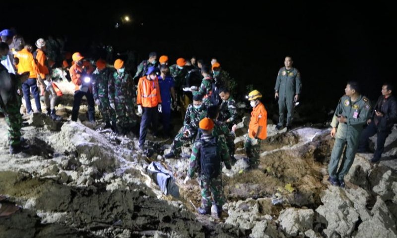 BPBD Blora Turut Evakuasi Pesawat T-50i Golden Eagle