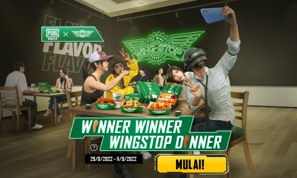 Chicken Dinner PUBG Mobile Di "Winner Winner Wingstop Dinner"