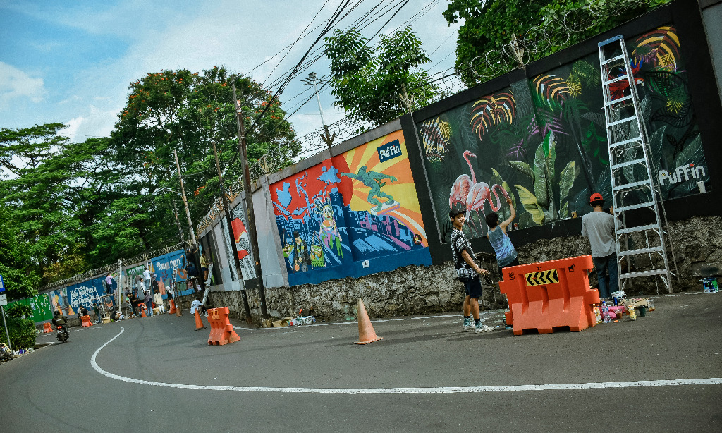 FOTO CERITA: Pemprov DKI Dukung Kreativitas Seni Mural