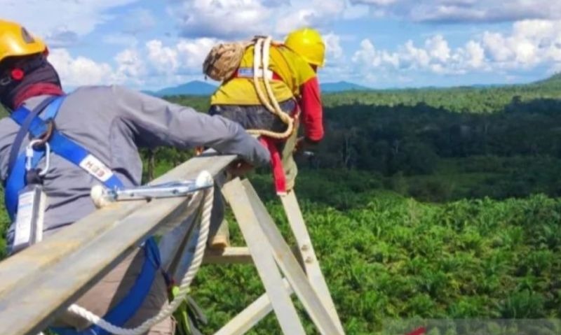 PLN Mulai Kerjakan Tapak Tower Jalur SUTT Di Kaltim